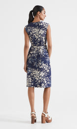 Alice Wrap Dress Navy