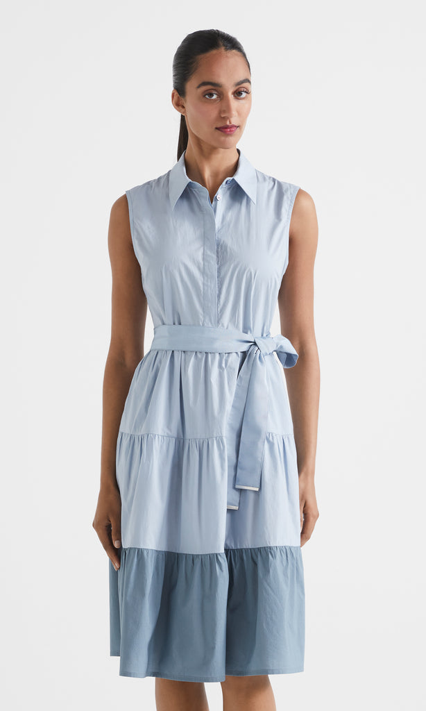 Bellagio Layered Dress Ocean Mist