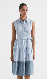 Bellagio Layered Dress Ocean Mist