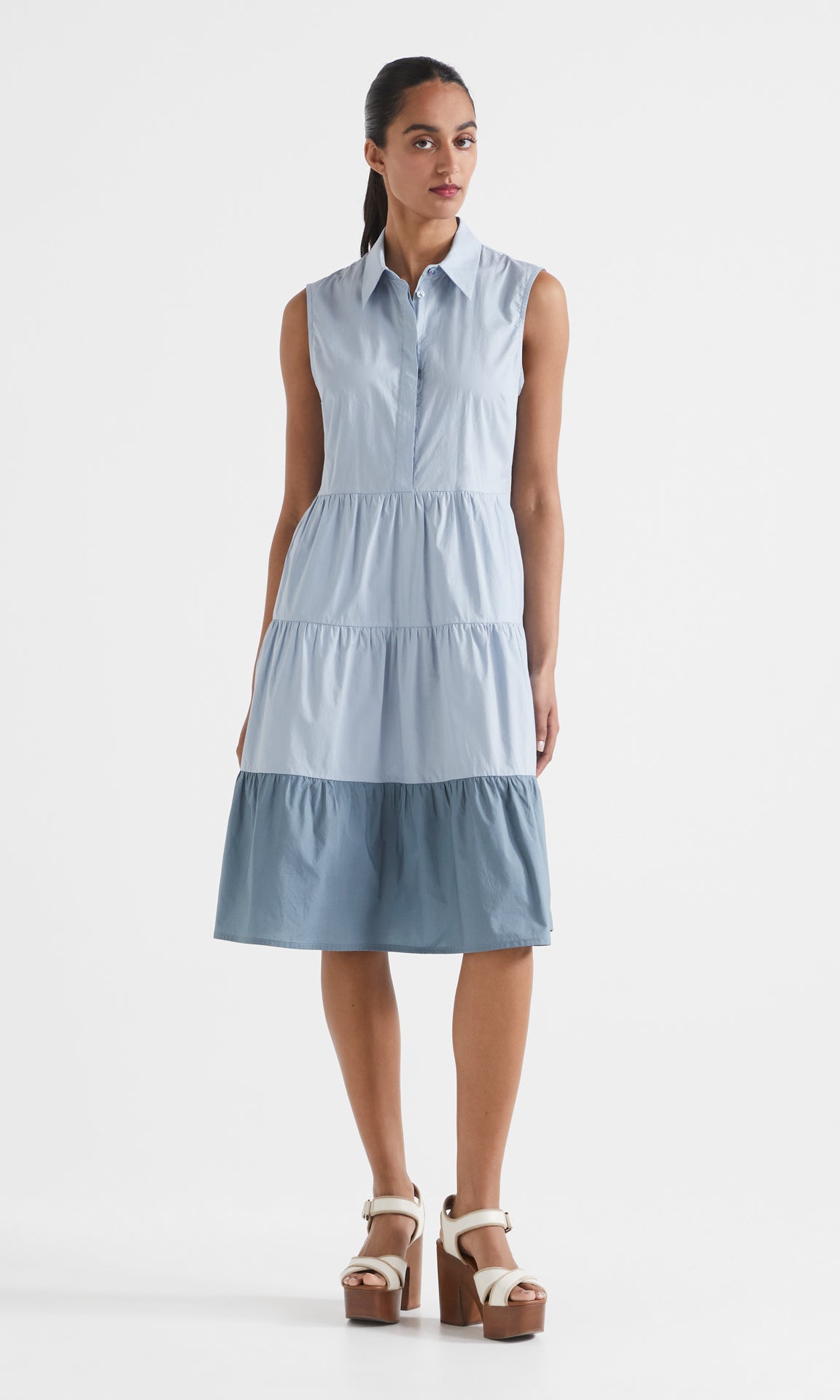Bellagio Layered Dress Ocean Mist