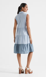 Bellagio Layered Dress Ocean Mist