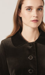 Prince Cropped Jacket Ice Chocolate