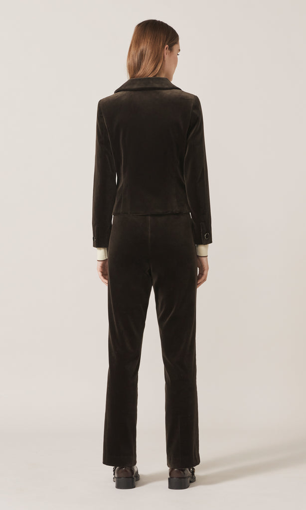 Prince Cropped Jacket Ice Chocolate