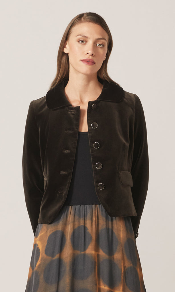 Prince Cropped Jacket Ice Chocolate