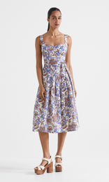 Flusso Dress Santorini Blue