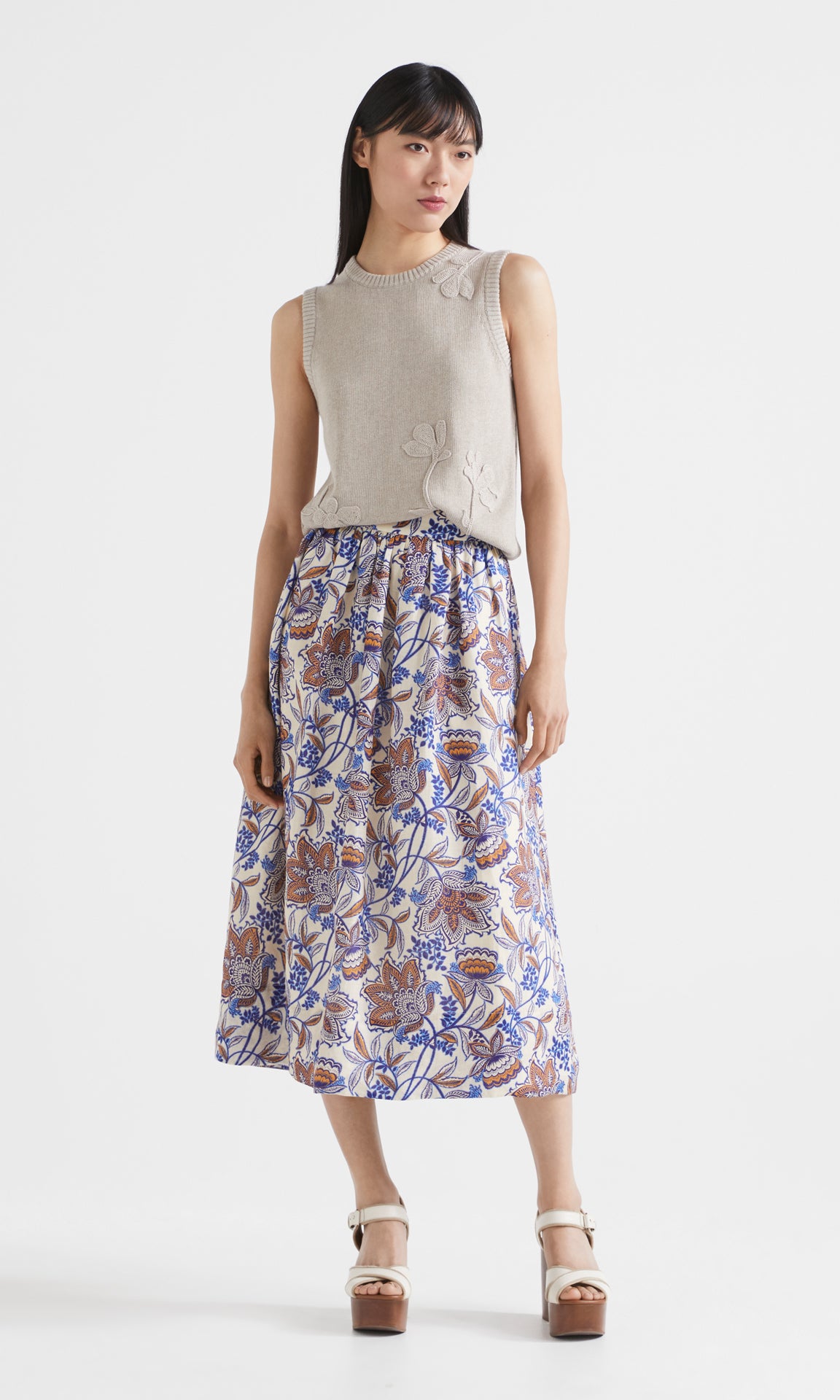 Flusso Skirt Santorini Blue