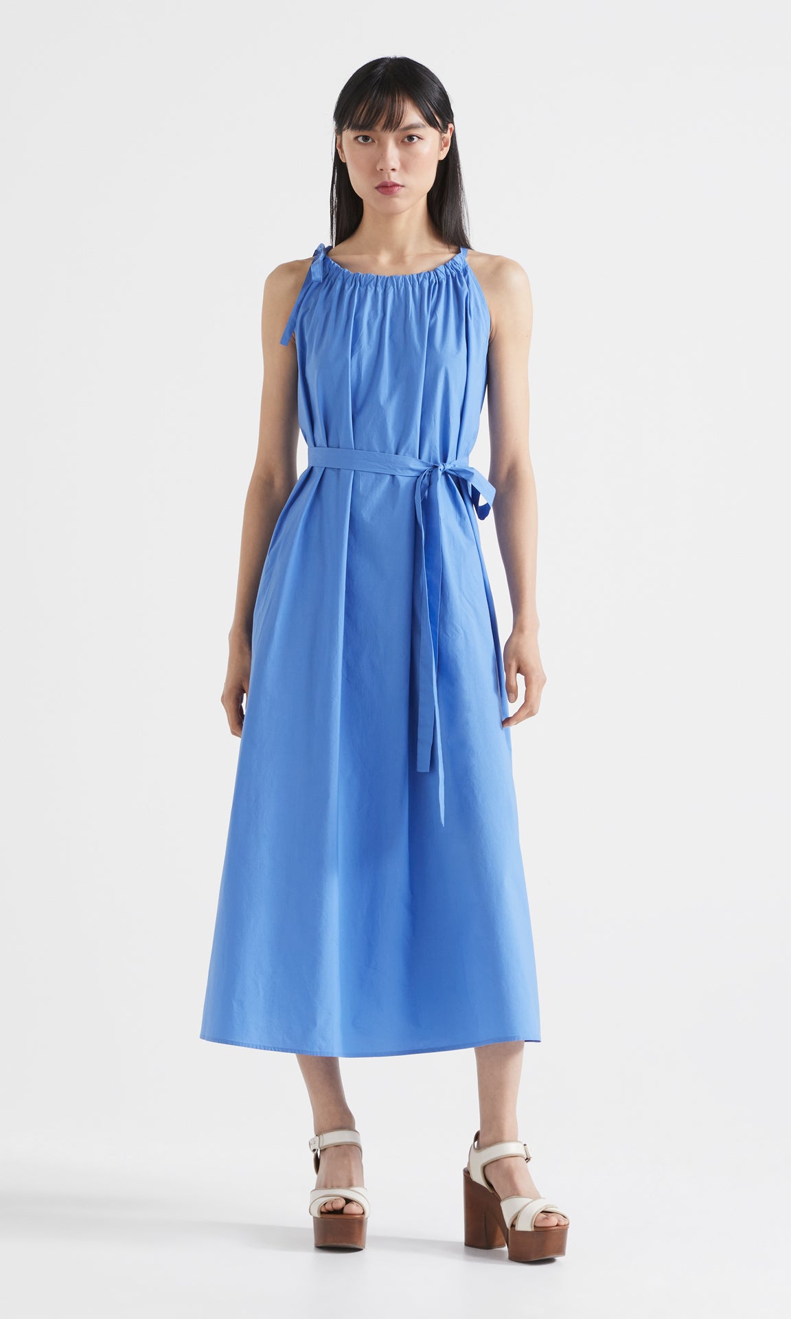 Puglia Dress Ocean Blue