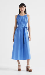 Puglia Dress Ocean Blue
