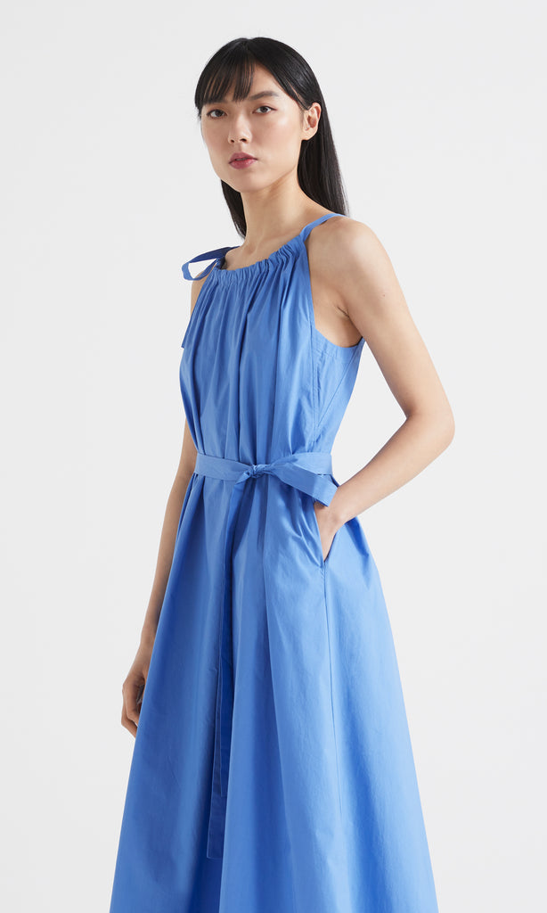 Puglia Dress Ocean Blue
