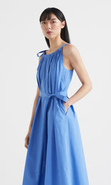 Puglia Dress Ocean Blue