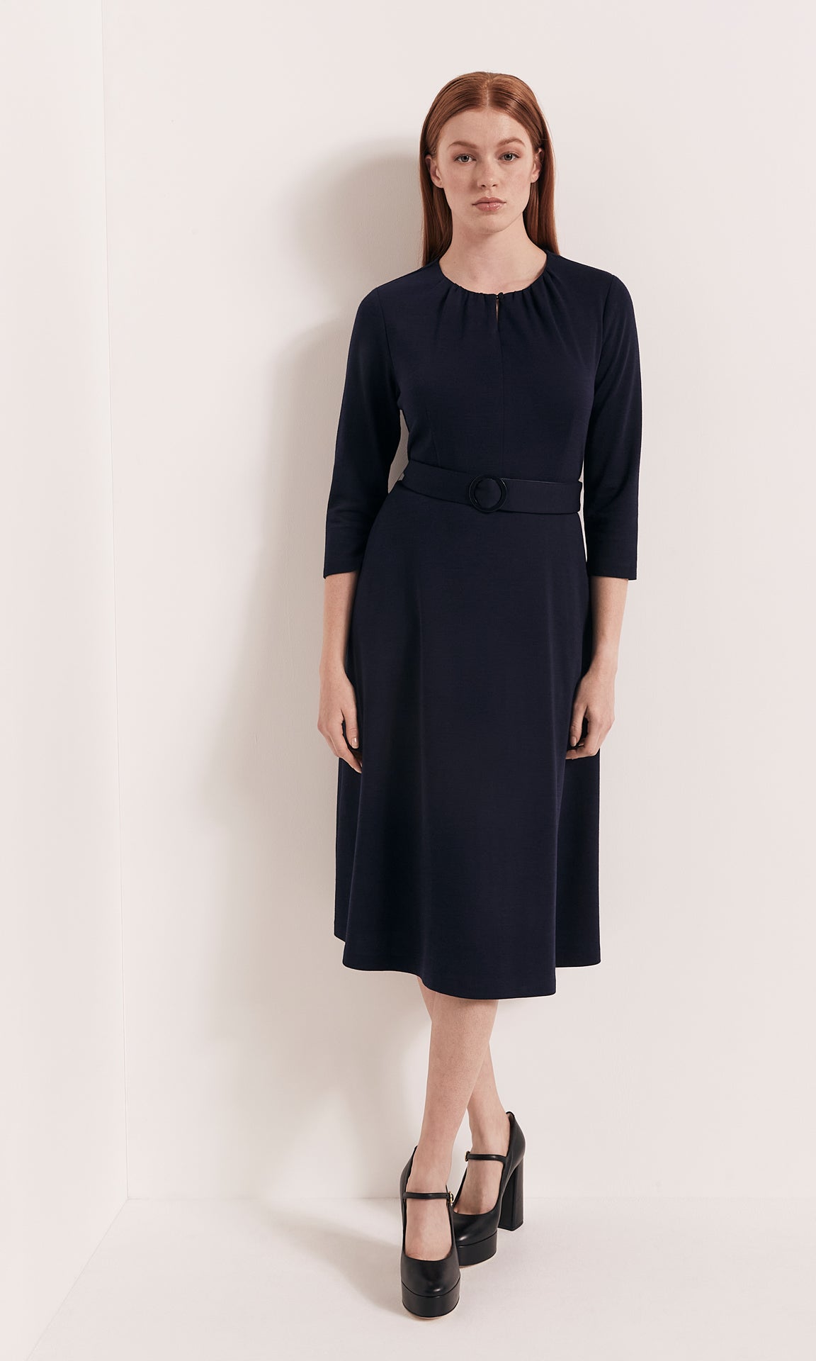 Lior A-Line Dress Navy