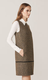 Ullman S/less Dress Camel