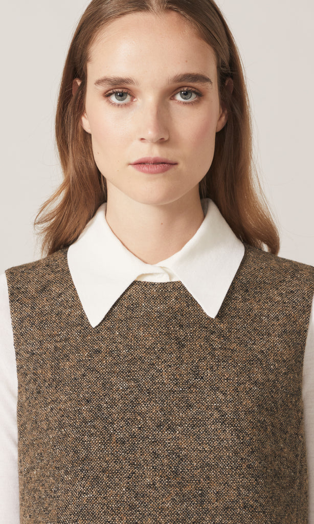 Ullman S/less Dress Camel