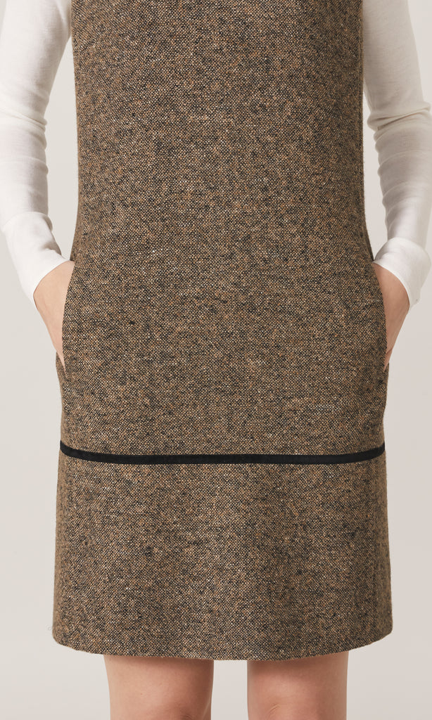 Ullman S/less Dress Camel