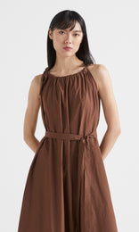 Puglia Dress Chocolate