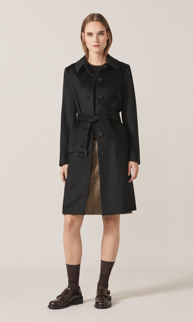 Elm Coat Black