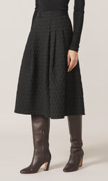 Maline A-Line Skirt    Black