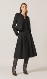 Maline A-Line Skirt    Black
