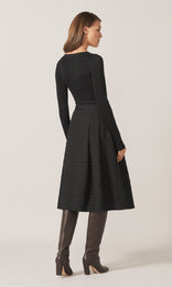 Maline A-Line Skirt    Black