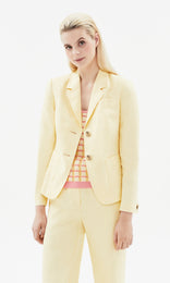 Biarritz 2 Button Blazer Butter