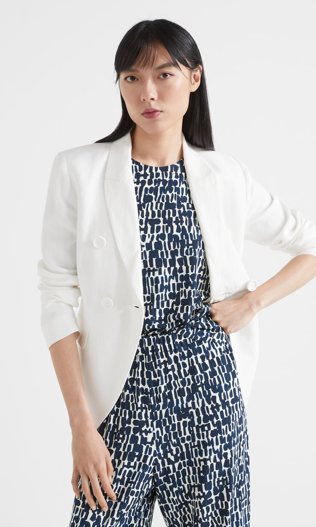 Sheena S/less Top Navy