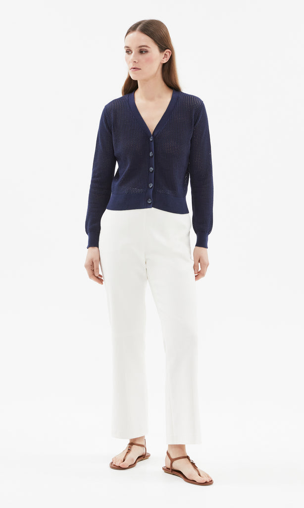 Imperial Vee Cardigan Navy