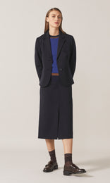 Exeter LS Merino Crew Cobalt