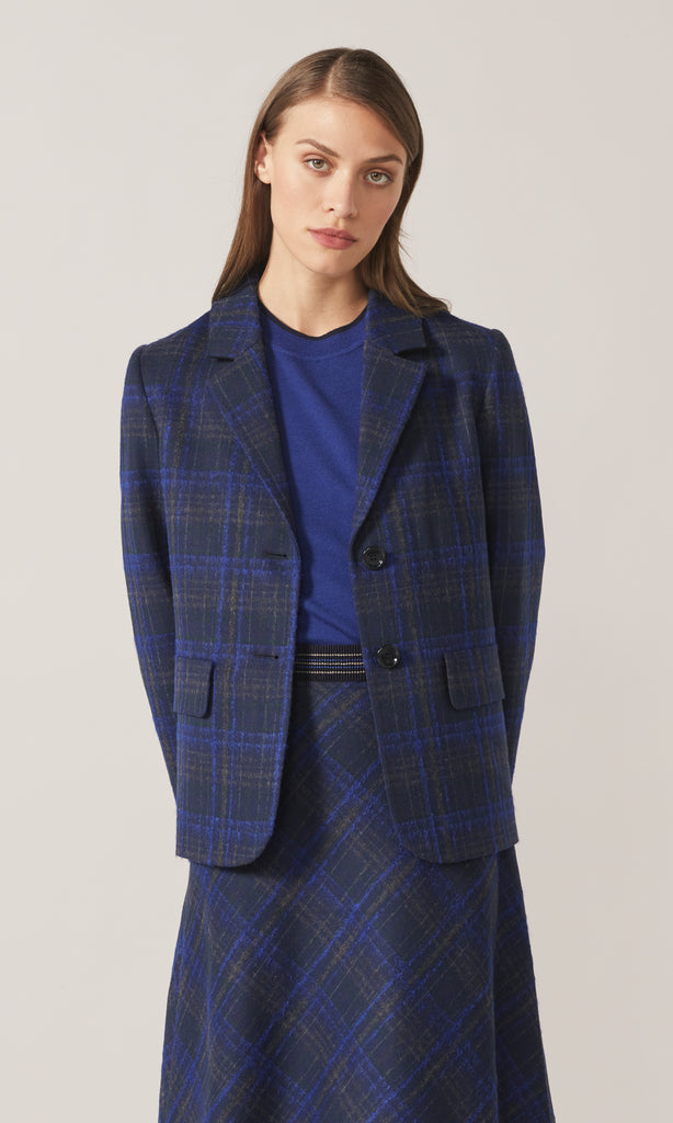 Exeter S/S Merino Cobalt