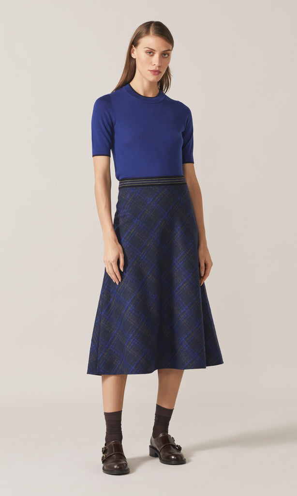 Exeter S/S Merino Cobalt