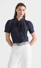 Elba Blouse Navy