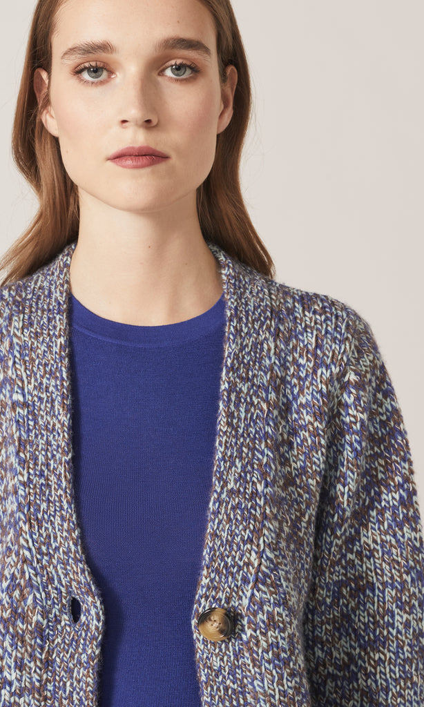 York Cardigan Cobalt