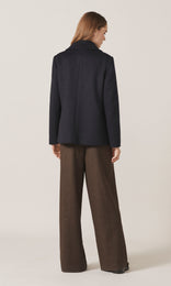 Kelly Dble Breasted Coat Navy