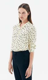 Papillon Shirt Ivory/Navy