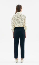 Papillon Shirt Ivory/Navy