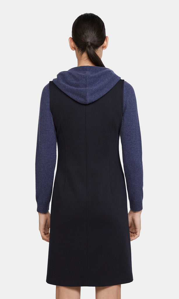 Mott Cashmere Hoodie Denim