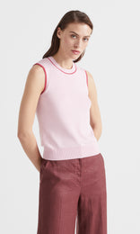 Vera Sleeveless Light Pink/Poppy