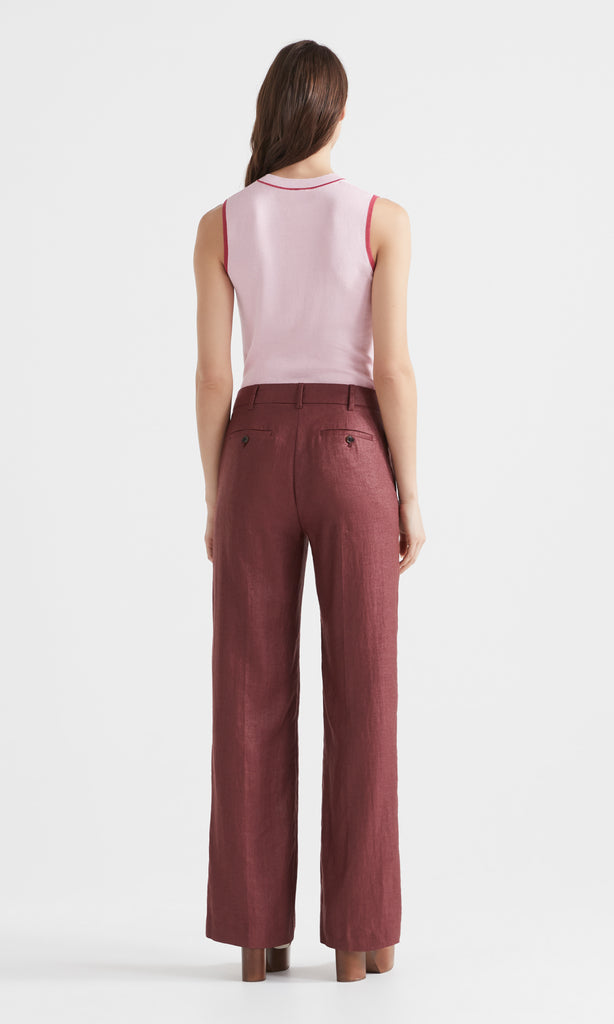 Vera Sleeveless Light Pink/Poppy