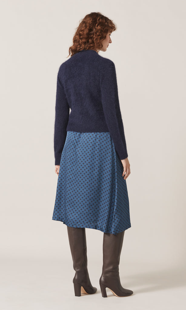 Isla Alpaca Cardigan Navy
