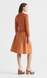 Vera Cardigan Burnt Orange