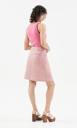 Harpe Sleeveless Knit Pink/Mustard