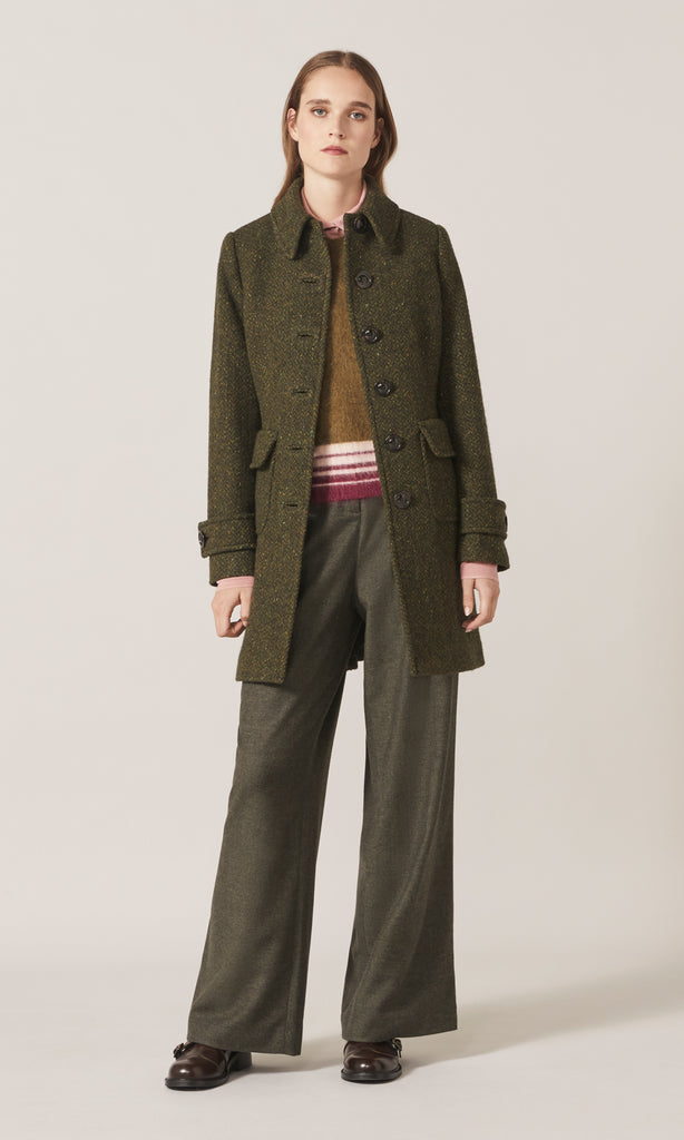 Allende Coat Dark Olive