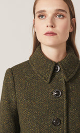 Allende Coat Dark Olive