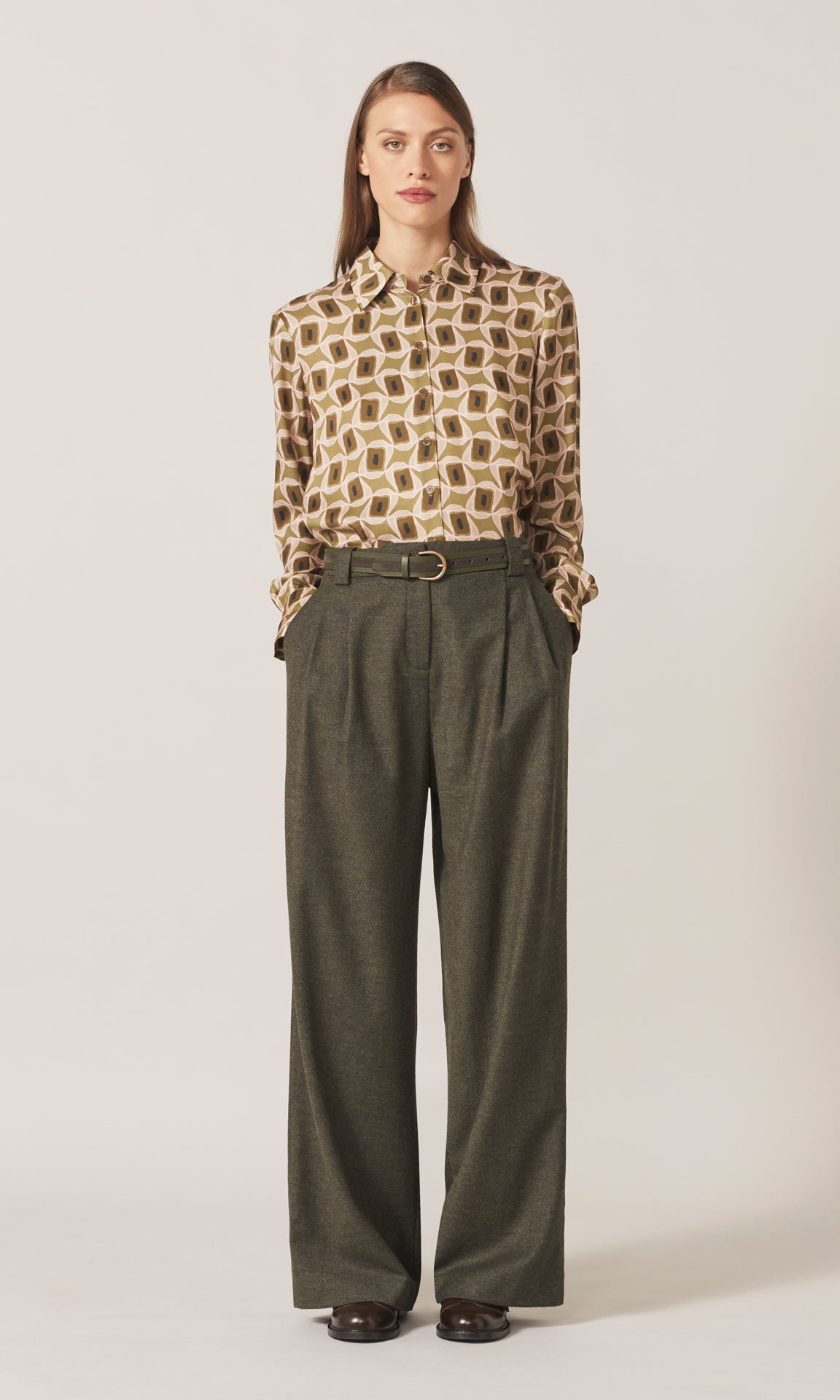 Bonham Trouser Dark Olive