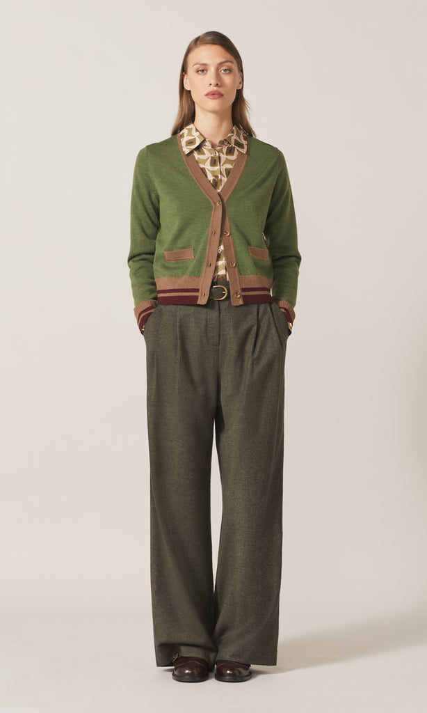 Bonham Trouser Dark Olive