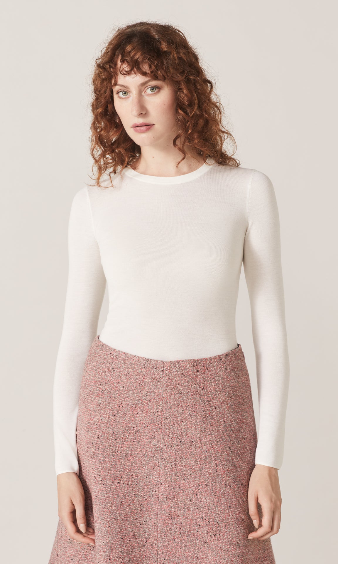 Apsley LS Crew Cream