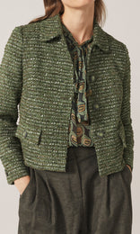 Blair Tweed Jacket Evergreen