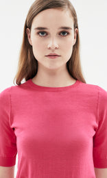 Selene S/S Pullover Hot Pink