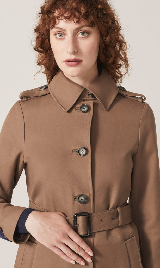 Admiralty Long Coat  Chocolate