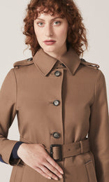 Admiralty Long Coat  Chocolate