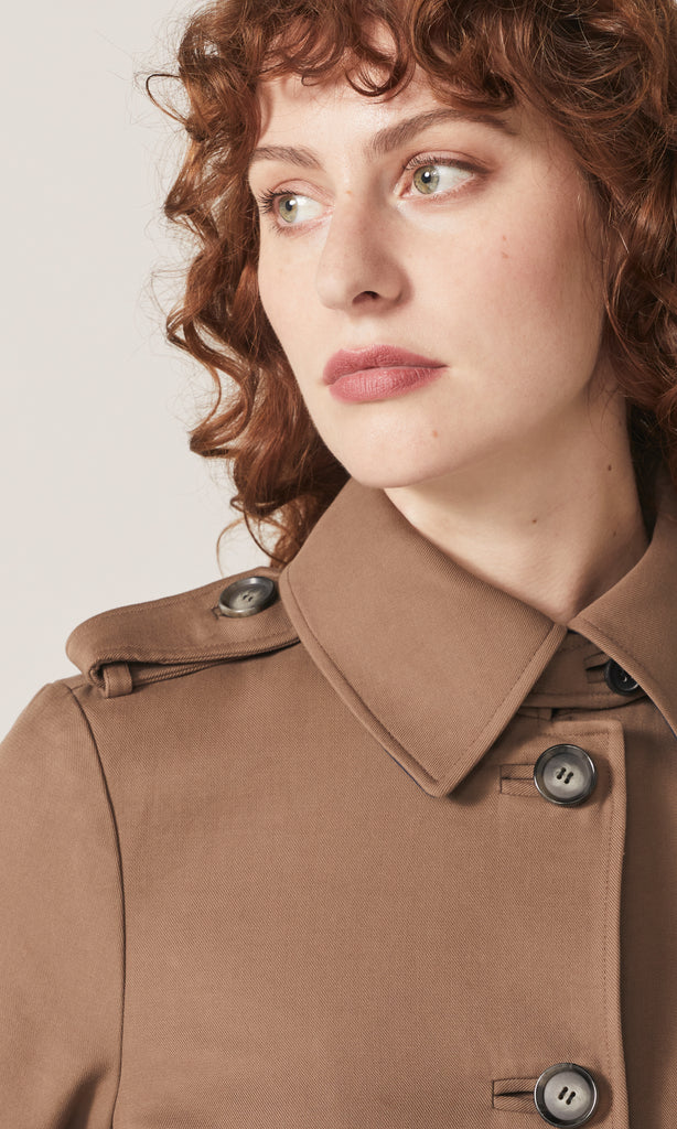 Admiralty Long Coat  Chocolate